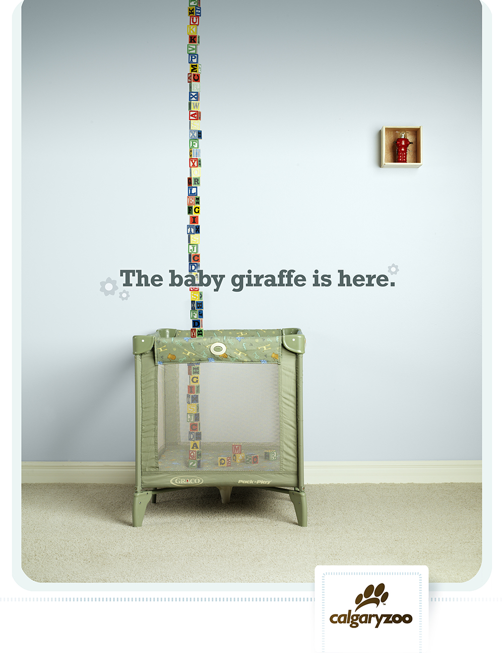 Calgary Zoo - Baby Giraffe - Blocks